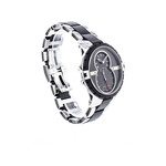 Montre d'occasion Jaquet Droz Grande Seconde homme automatique acier bracelet caoutchouc noir - vue 5