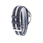 Montre d'occasion Oris Chronoris automatique homme chronographe acier bracelet textile gris - vue 3