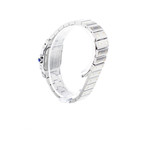 Montre d'occasion Cartier Santos mixte or jaune 750 bracelet acier or jaune 750 - vue 3