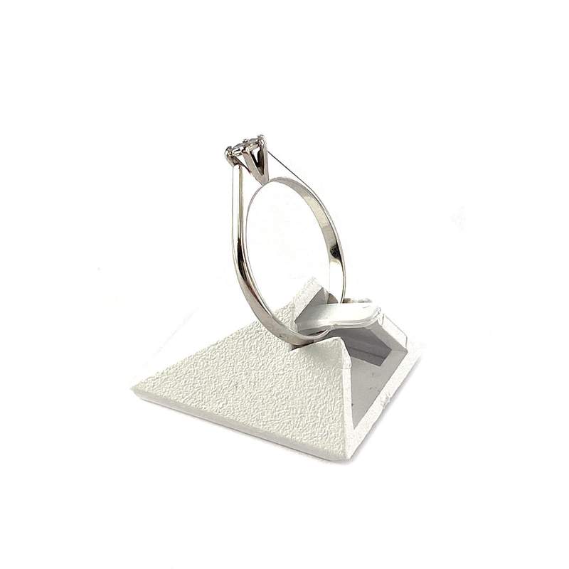 Solitaire tweedehands goud 750 witte diamant - bekijk 2