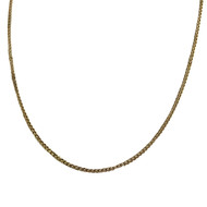 Chaine d'occasion or 750 jaune maille gourmette 49 cm