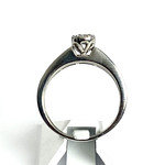 Bague d'occasion or 750 blanc diamants - vue 3