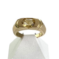 Bague d'occasion or 750 jaune citrine