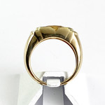 Tweedehands goud 750 gele citrien ring - bekijk 3