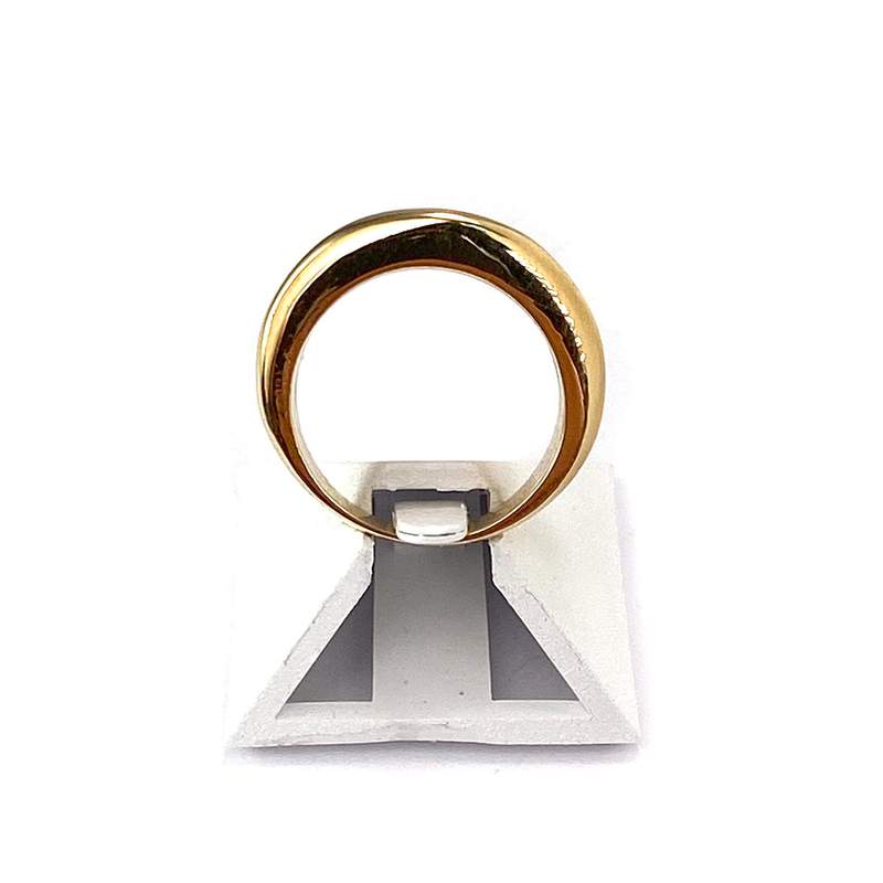 Bague d'occasion or 750 jaune saphir diamants - vue 3