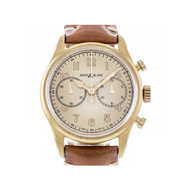 Montre d'occasion Montblanc 1858 Chonographe homme automatique chronographe bronze cuir