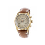 Montre d'occasion Montblanc 1858 Chonographe homme automatique chronographe bronze cuir - vue 4
