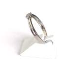 Bague d'occasion or 375 blanc diamants - vue 2
