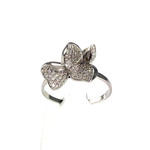 Bague d'occasion or 750 blanc diamant - vue 1