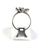 Bague d'occasion or 750 blanc diamant - vue 3