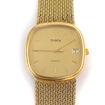 Tweedehands horloge 750 geelgoud 20 cm