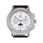 Montre d'occasion Zenith El Primero homme chronographe automatique acier cuir - vue 1