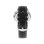 Montre d'occasion Zenith El Primero homme chronographe automatique acier cuir - vue 3