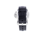 Montre d'occasion Panerai Luminor homme automatique acier bracelet cuir - vue 3
