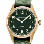 Montre d'occasion Montblanc 1858 homme automatique bronze bracelet nato - vue 1