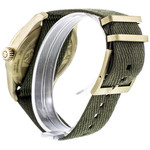 Montre d'occasion Montblanc 1858 homme automatique bronze bracelet nato - vue D3