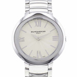 Montre d'occasion Baume et Mercier Promesse femme acier - vue 1