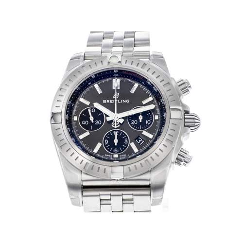 Montre d'occasion Breitling Chronomat homme chronographe acier
