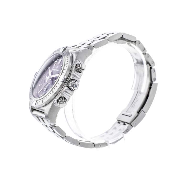 Montre d'occasion Breitling Chronomat homme chronographe acier - vue 2