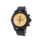 Montre d'occasion Breitling Chronomat homme chronographe bracelet caoutchouc - vue D2