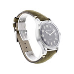 Montre d'occasion Montblanc 1858 homme automatique acier bracelet cuir - vue 2