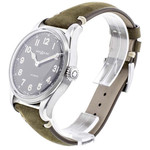 Montre d'occasion Montblanc 1858 homme automatique acier bracelet cuir - vue D2