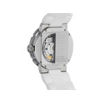 Montre d'occasion Chaumet Class One femme automatique acier bracelet caoutchouc - vue 3