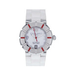 Montre d'occasion Chaumet Class One femme automatique acier bracelet caoutchouc - vue D1
