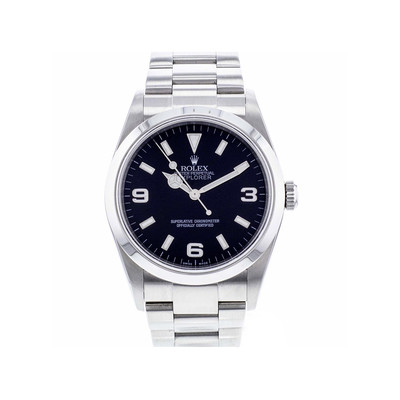 Montre d'occasion Rolex Explorer homme automatique acier - vue 1