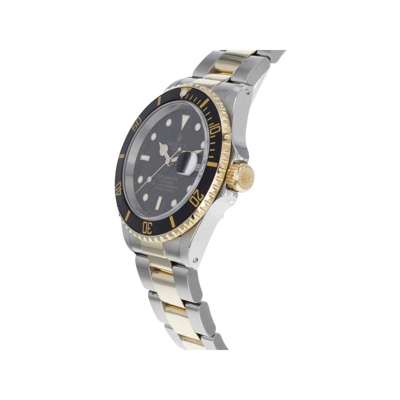 Montre d'occasion Rolex Submariner homme automatique or 750 jaune et acier - vue 2