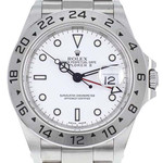 Montre d'occasion Rolex Explorer homme automatique acier - vue D1