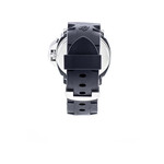 Montre d'occasion Panerai Luminor homme automatique acier bracelet caoutchouc noir - vue 3