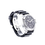 Montre d'occasion Panerai Luminor homme automatique acier bracelet caoutchouc noir - vue D2
