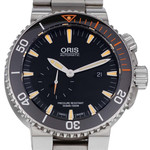 Montre d'occasion Oris Aquis homme automatique titane - vue D1