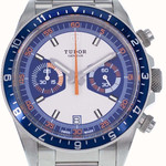 Montre d'occasion Tudor Héritage homme chronographe automatique acier - vue D1