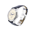 Montre d'occasion Baume et Mercier Clifton homme automatique acier bracelet cuir noir - vue 2