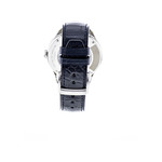Montre d'occasion Baume et Mercier Clifton homme automatique acier bracelet cuir noir - vue 3