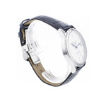 Montre d'occasion Baume et Mercier Classima homme automatique acier bracelet cuir noir - vue D2