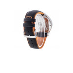 Montre d'occasion Baume et Mercier Clifton homme acier bracelet caoutchouc noir - vue 3