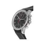 Montre d'occasion IWC Portugaise homme chronographe automatique acier bracelet cuir noir - vue 2