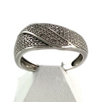 Pre-owned 14K white gold diamond ring - view 1