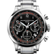 Montre d'occasion Baume et mercier Capeland homme chronographe automatique acier