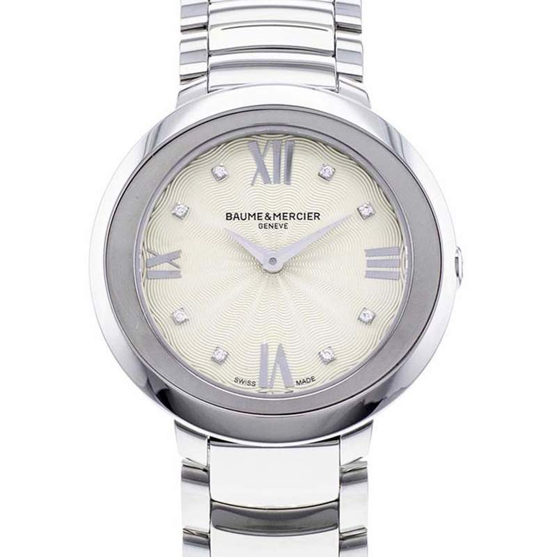 Montre d'occasion Baume et Mercier Promesse femme acier - vue 1