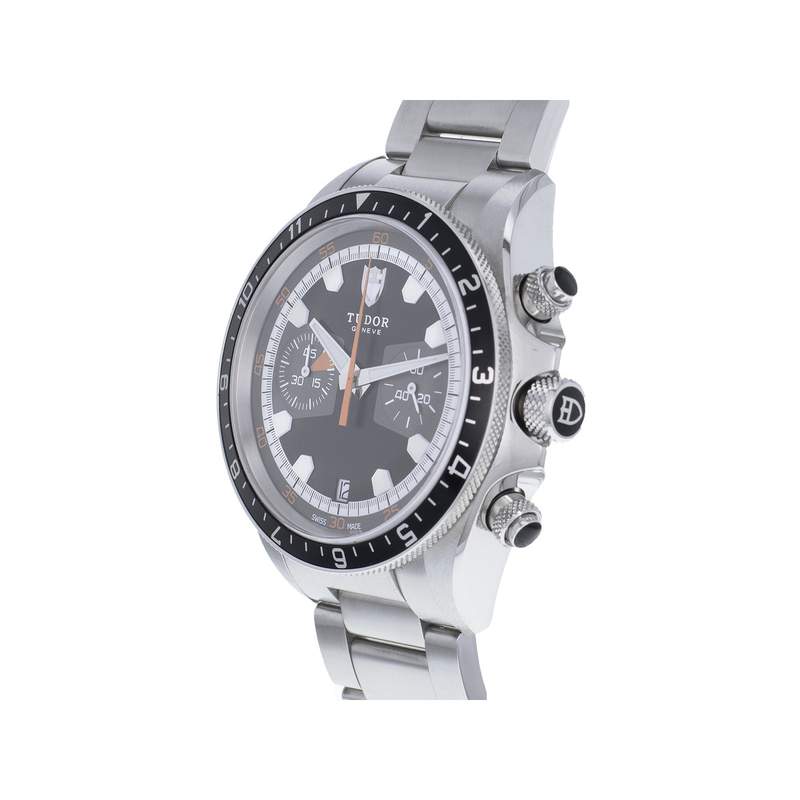 Montre d'occasion Tudor Héritage homme chronographe automatique acier - vue 2