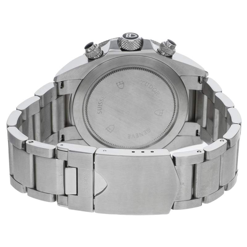 Montre d'occasion Tudor Héritage homme chronographe automatique acier - vue 3