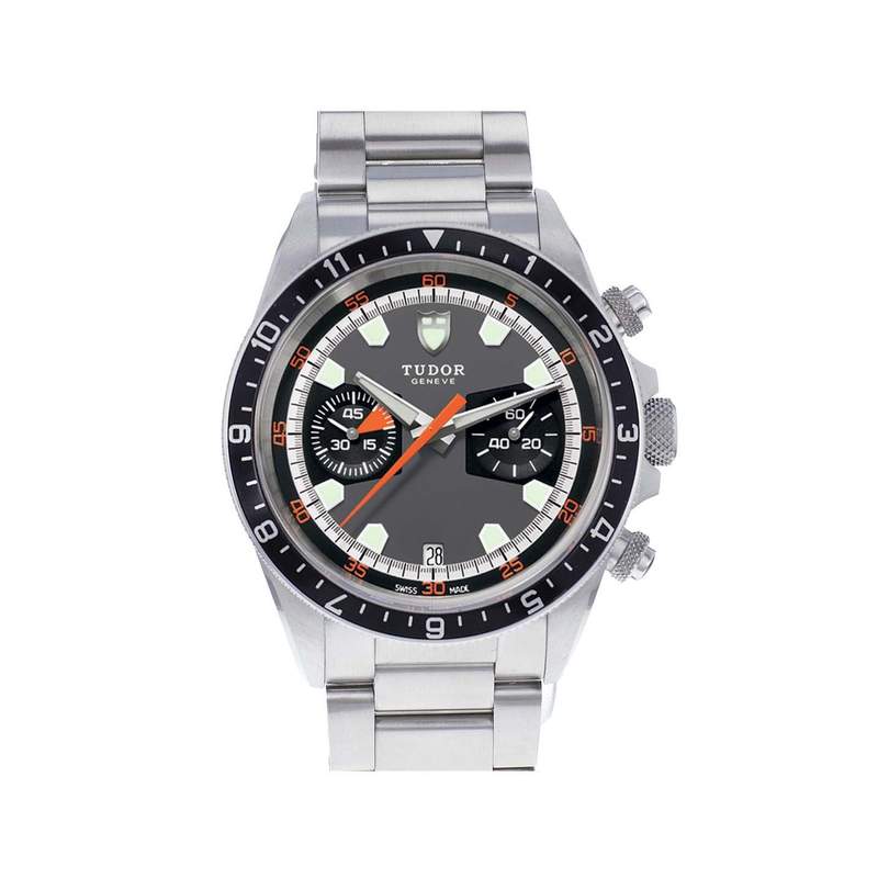 Montre d'occasion Tudor Héritage homme chronographe automatique acier - vue D1