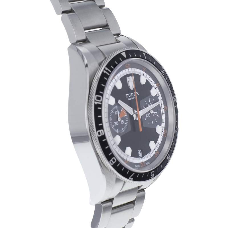 Montre d'occasion Tudor Héritage homme chronographe automatique acier - vue D2
