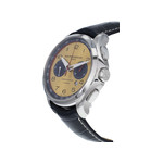 Montre d'occasion Baume et Mercier Clifton homme chronographe automatique acier bracelet cuir noir - vue 2