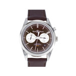 Montre d'occasion Bell & Ross BR126 homme chronographe automatique  acier bracelet cuir noir - vue D1