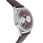 Montre d'occasion Bell & Ross BR126 homme chronographe automatique  acier bracelet cuir noir - vue D2